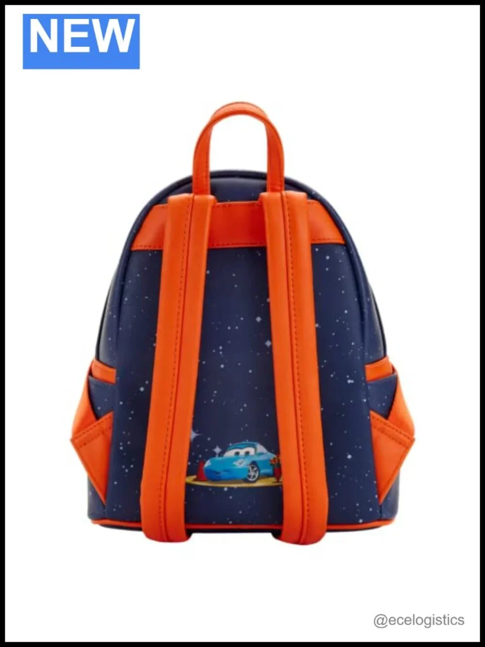 Loungefly Disney Pixar Cars Cozy Cone Shoulder Bag Faux Leather Glow in Dark